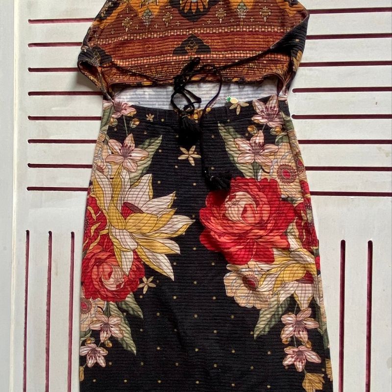 Vestido Midi Farm Flor do Cerrado Farm Usado 101793863 enjoei