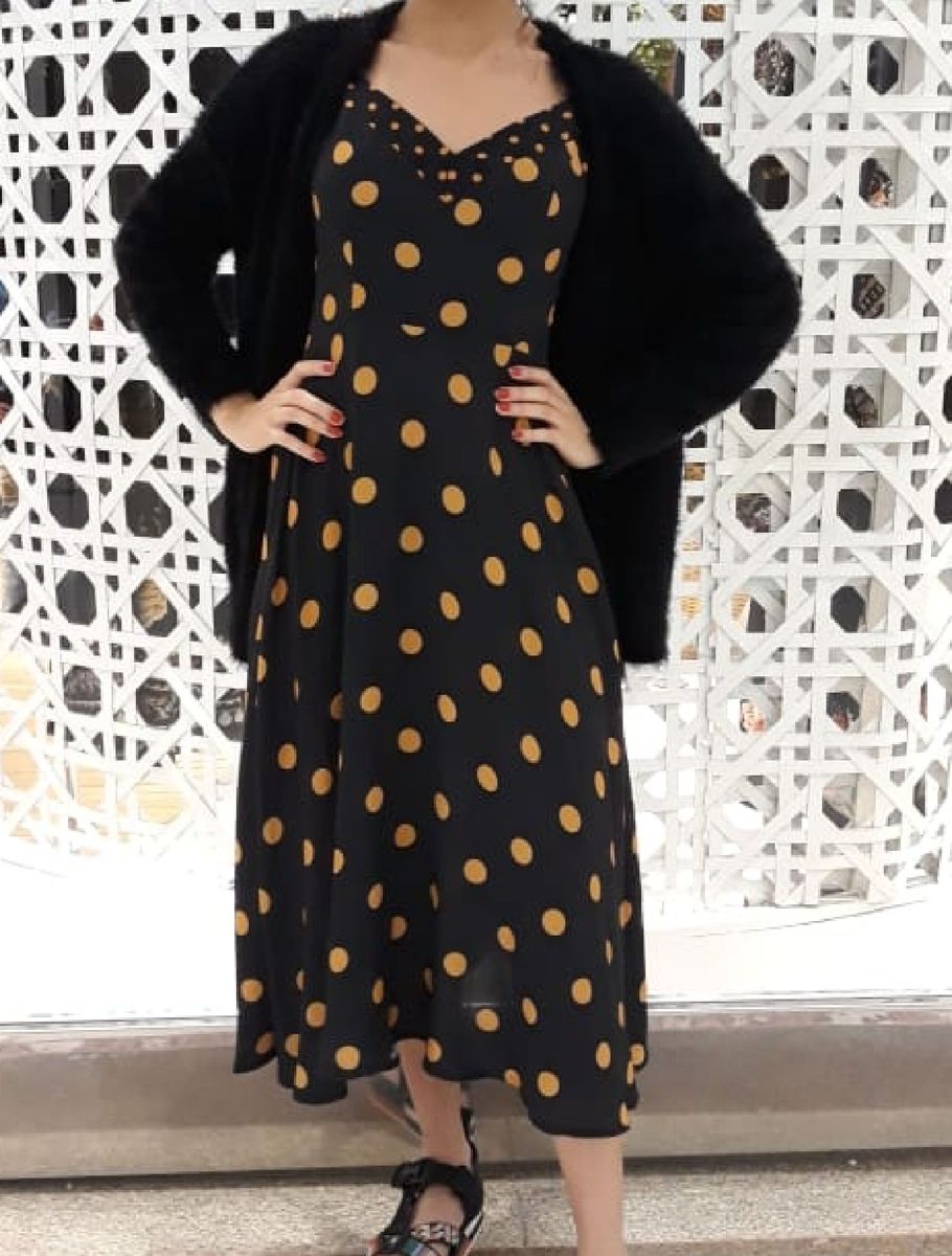 vestido pala decote farm