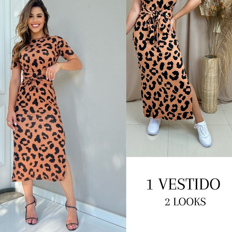 Sandalia com hot sale vestido midi