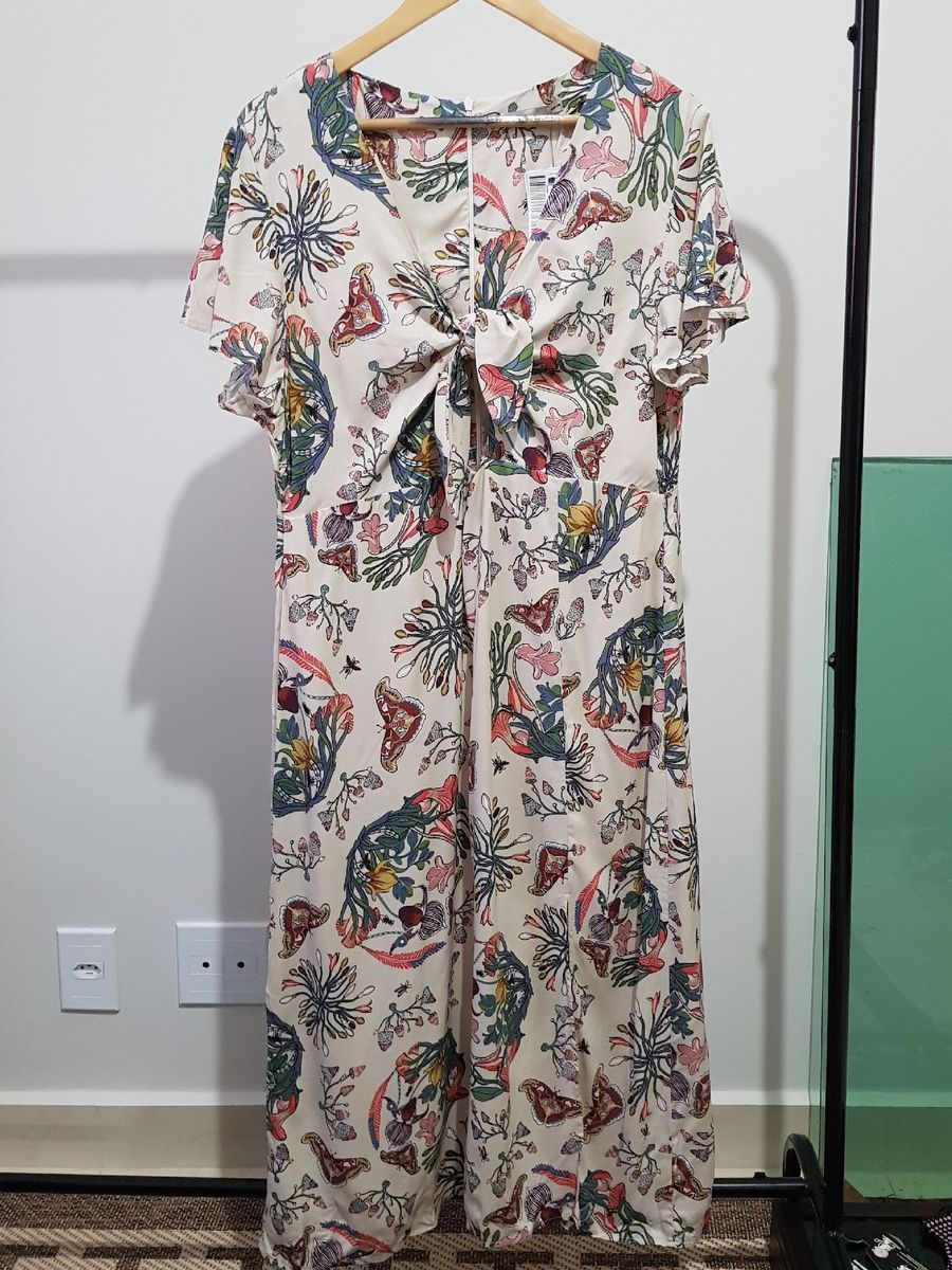 vestido florido hering