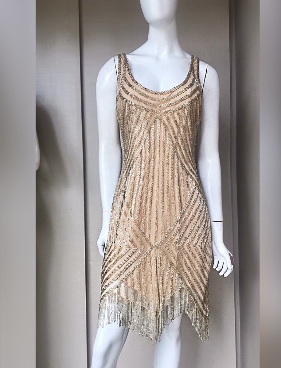 vestido canutilho