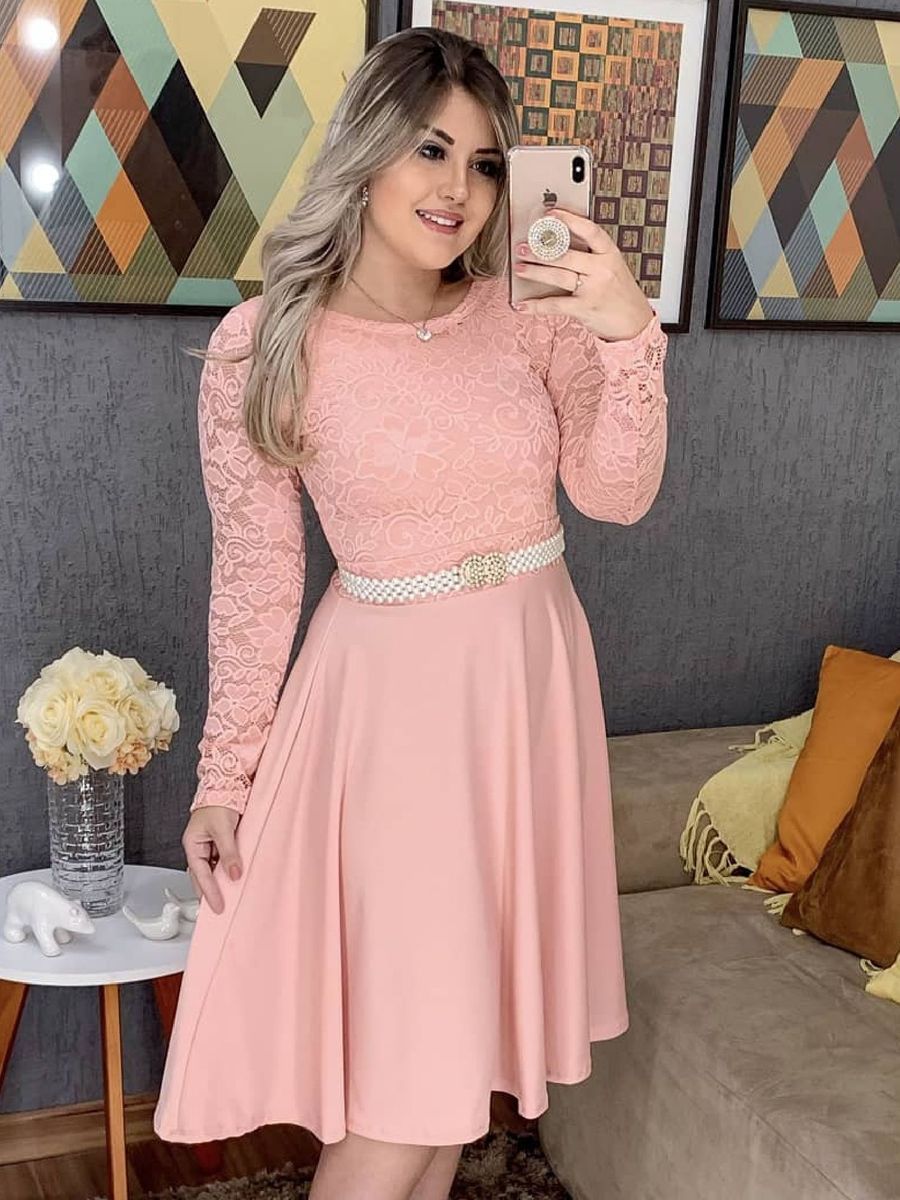 vestido midi gode moda evangelica