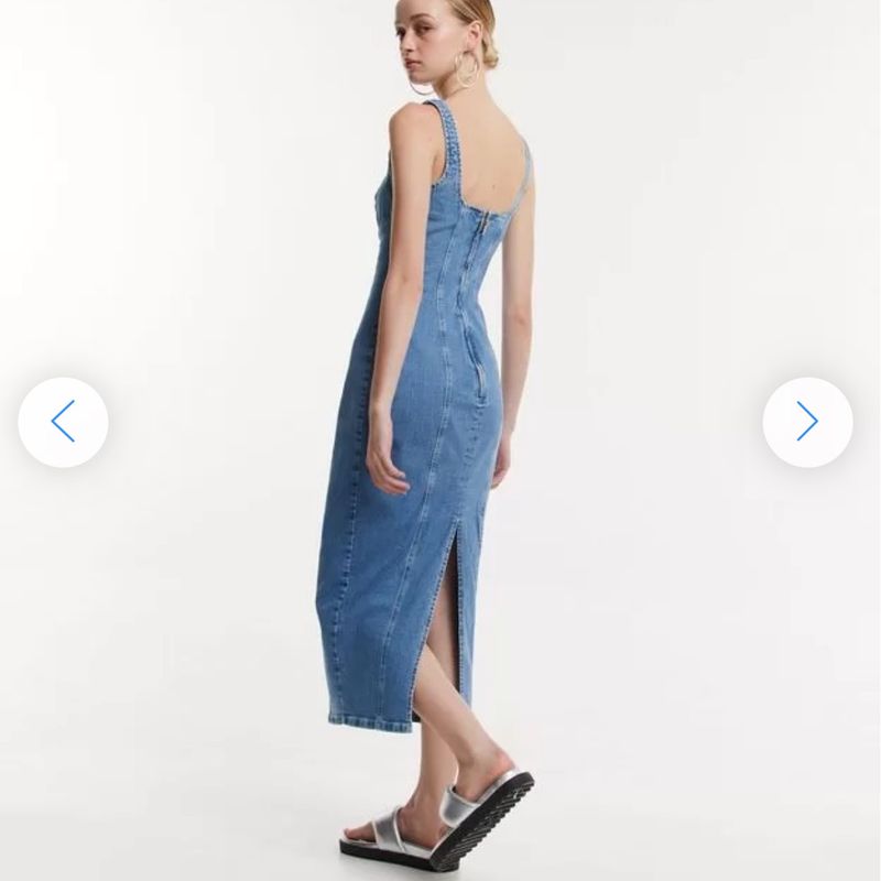 Vestido Midi Jeans Renner Vestido Jeans Da Renner Vestido Longo T