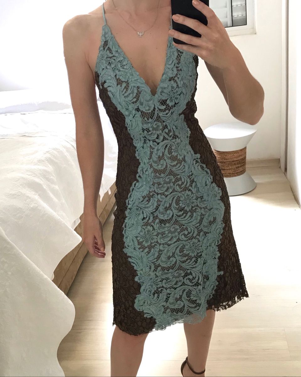 vestido midi animale