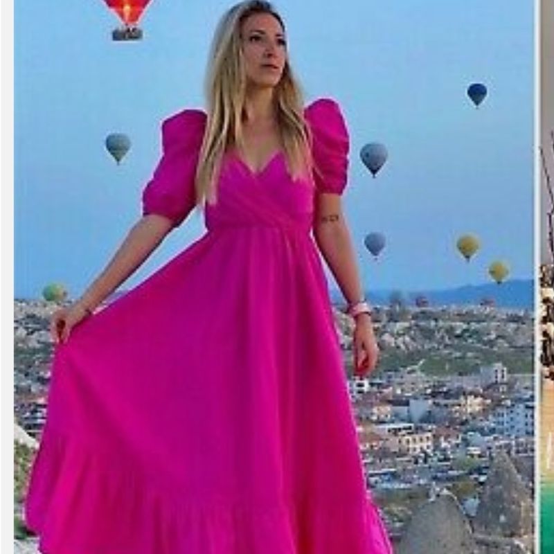 Vestido Rosa Zara Via Sampa  Firenze Modas - Roupa Feminina