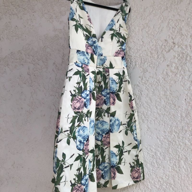 Vestido midi best sale floral festa