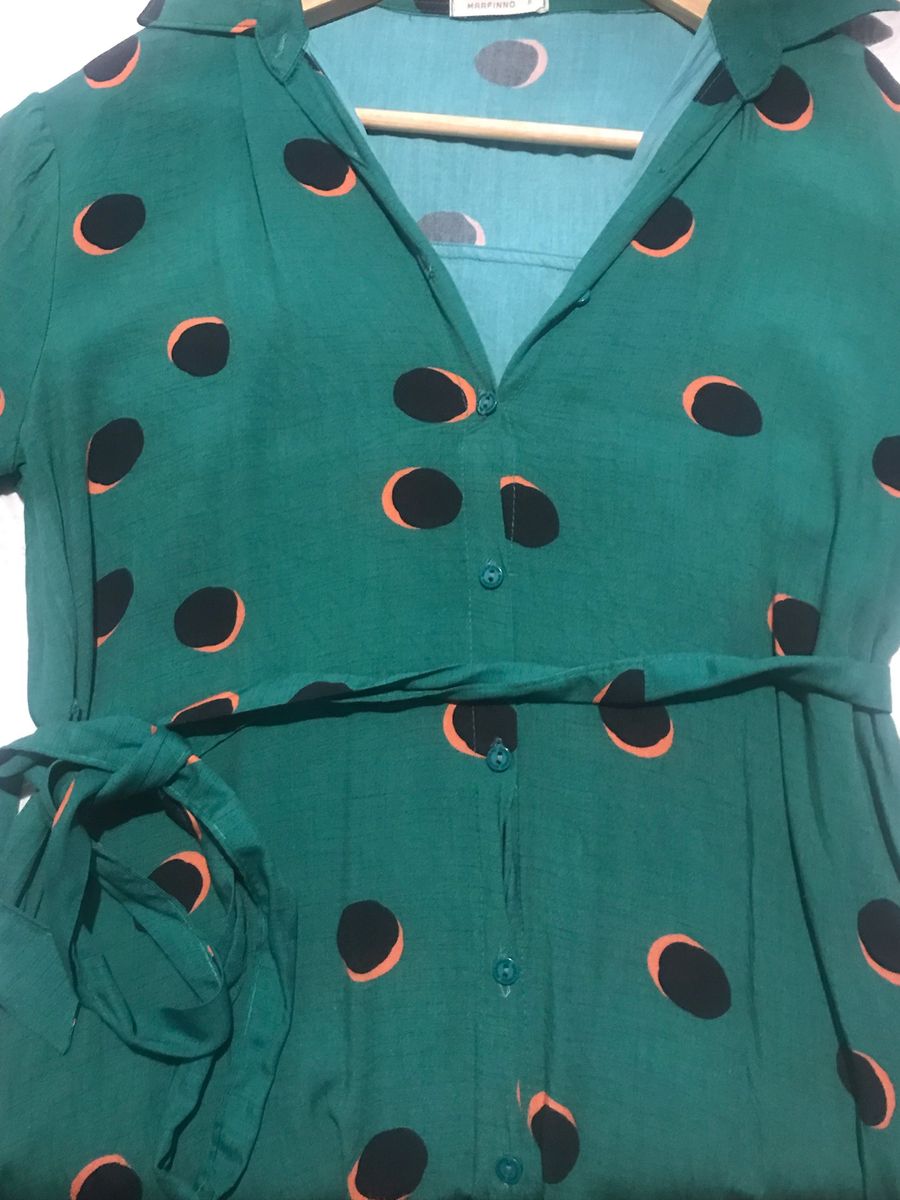 vestido renner verde