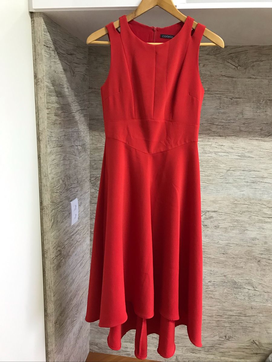 vestido vermelho na renner