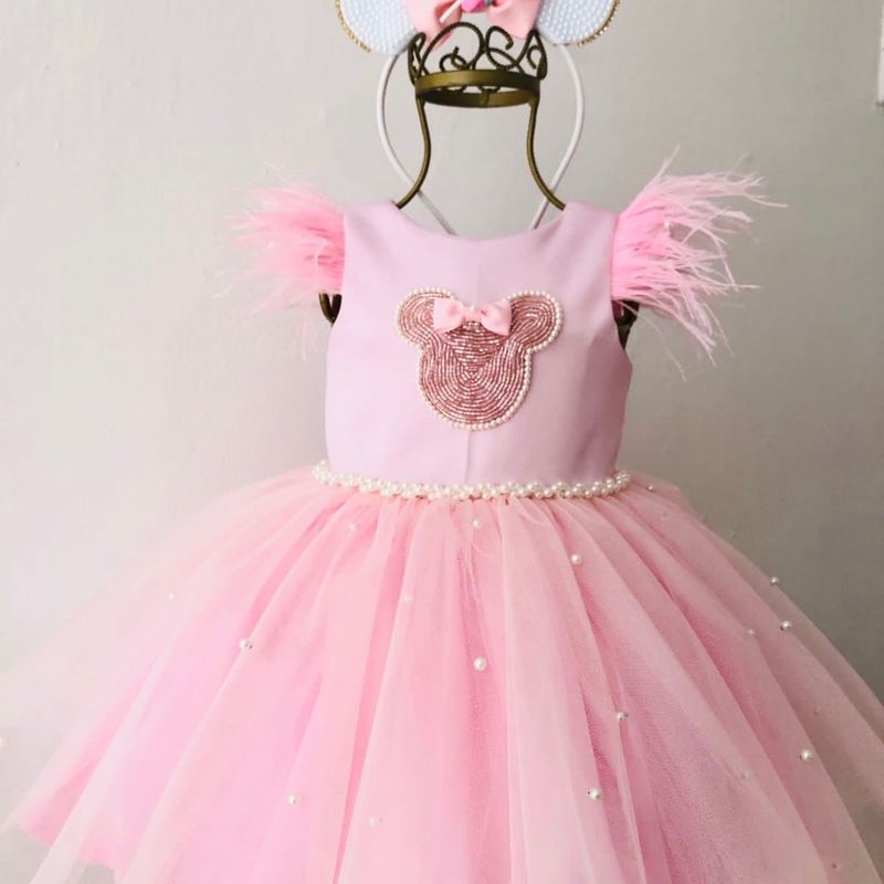 Roupa infantil hot sale minnie rosa