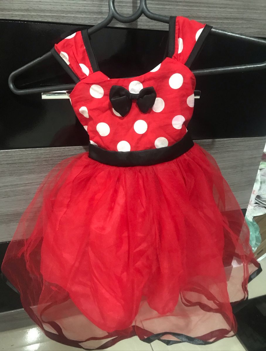 vestido da minnie vermelha