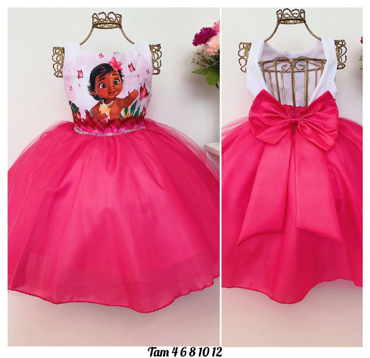 vestido da moana baby