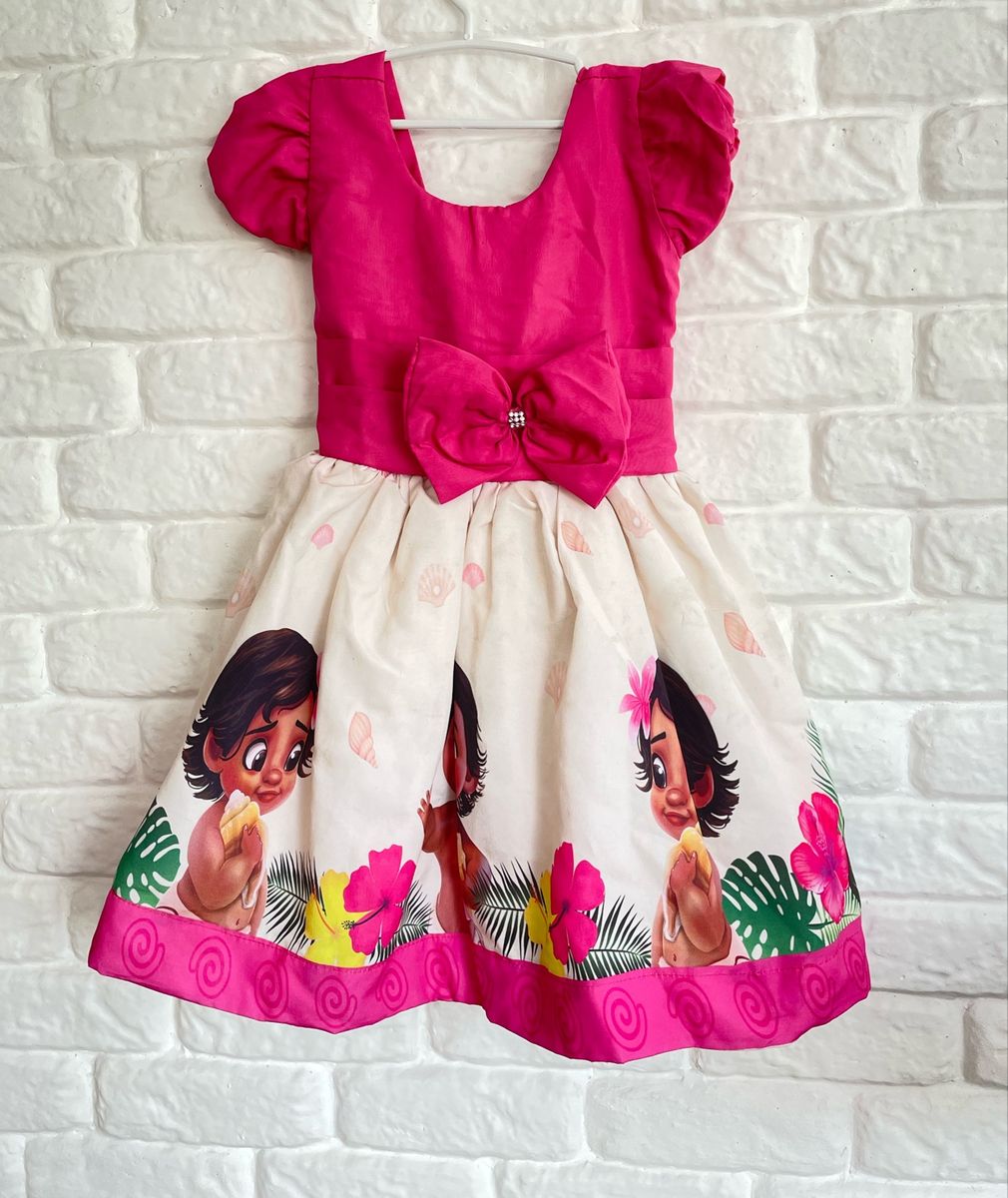 Vestido Moana Baby, Roupa Infantil para Menina Usado 83773397