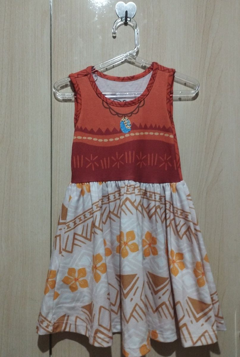 Vestido Moana Disney Riachuelo Tamanho 6