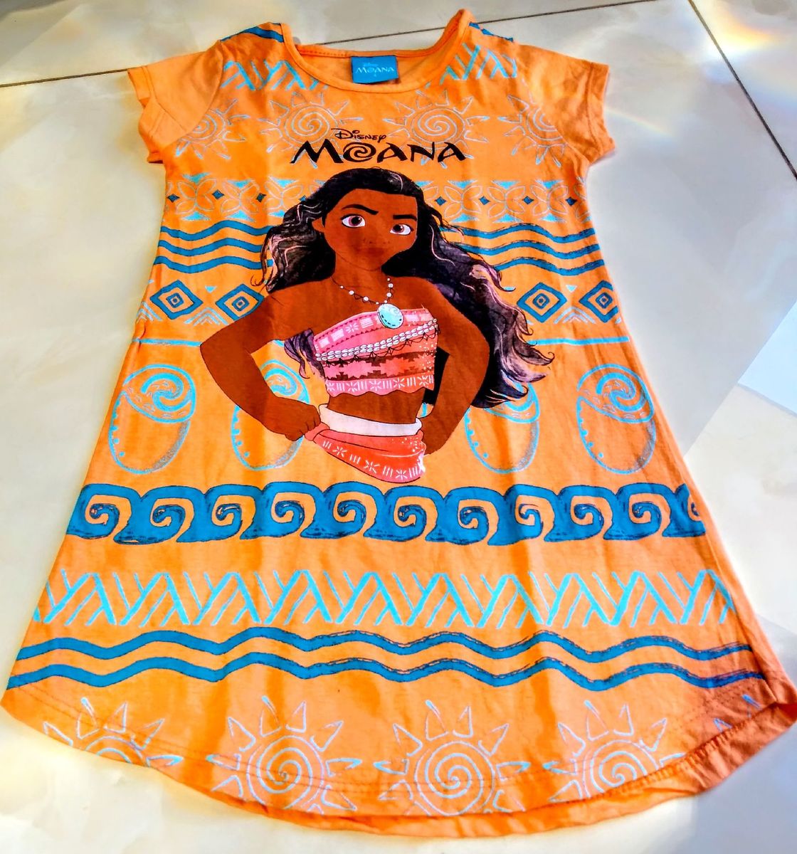 vestido da moana simples