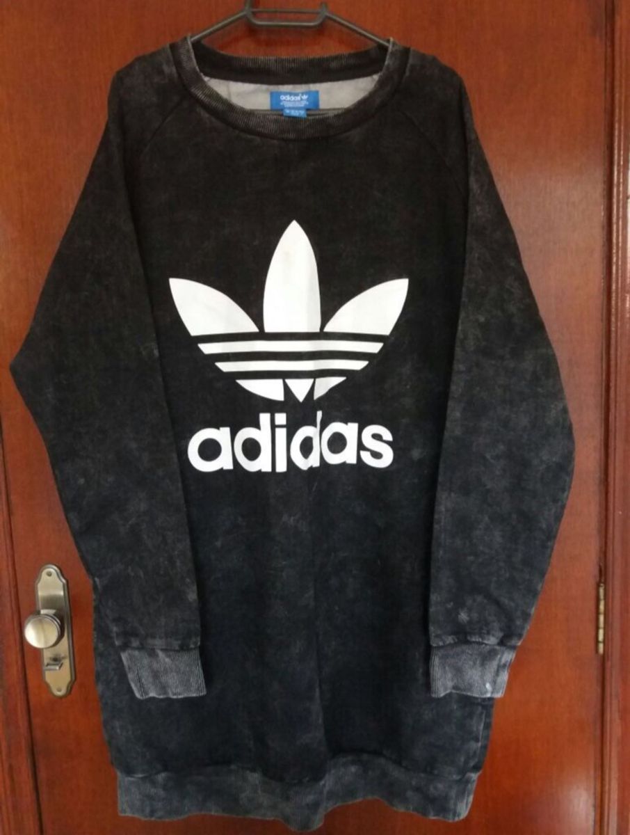 vestido de moletom adidas