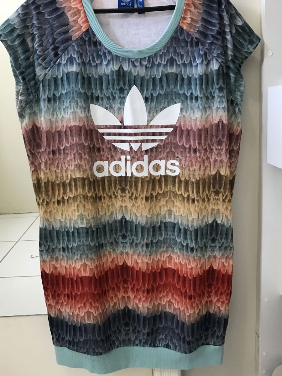 vestido de moletom adidas