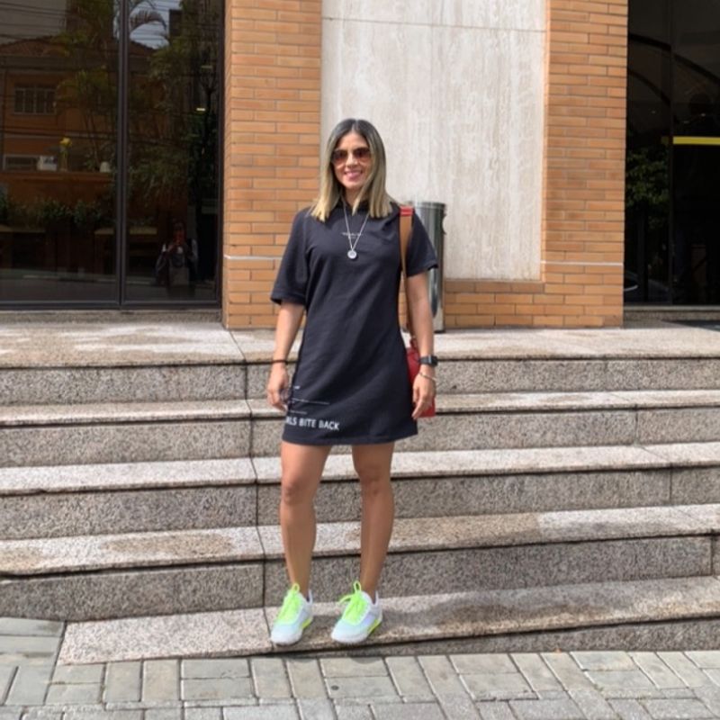 Vestido Moletom Colcci Pp Preto Lindo de Viver Vestido Feminino