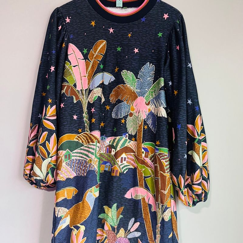 Vestido Moletom Farm com Tag Vestido Feminino Farm Nunca Usado 95174051  enjoei