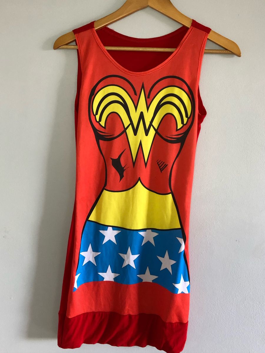 vestido mulher maravilha