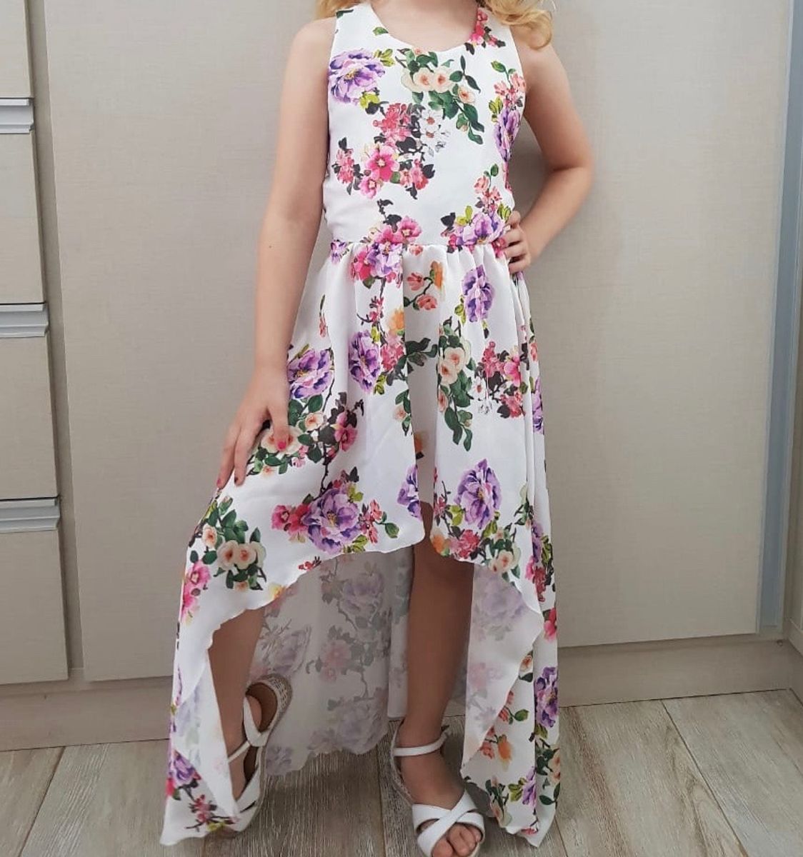 vestido mullet floral