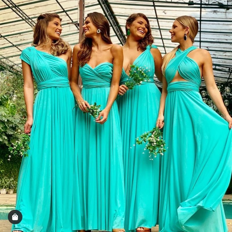 Verde discount tiffany vestidos