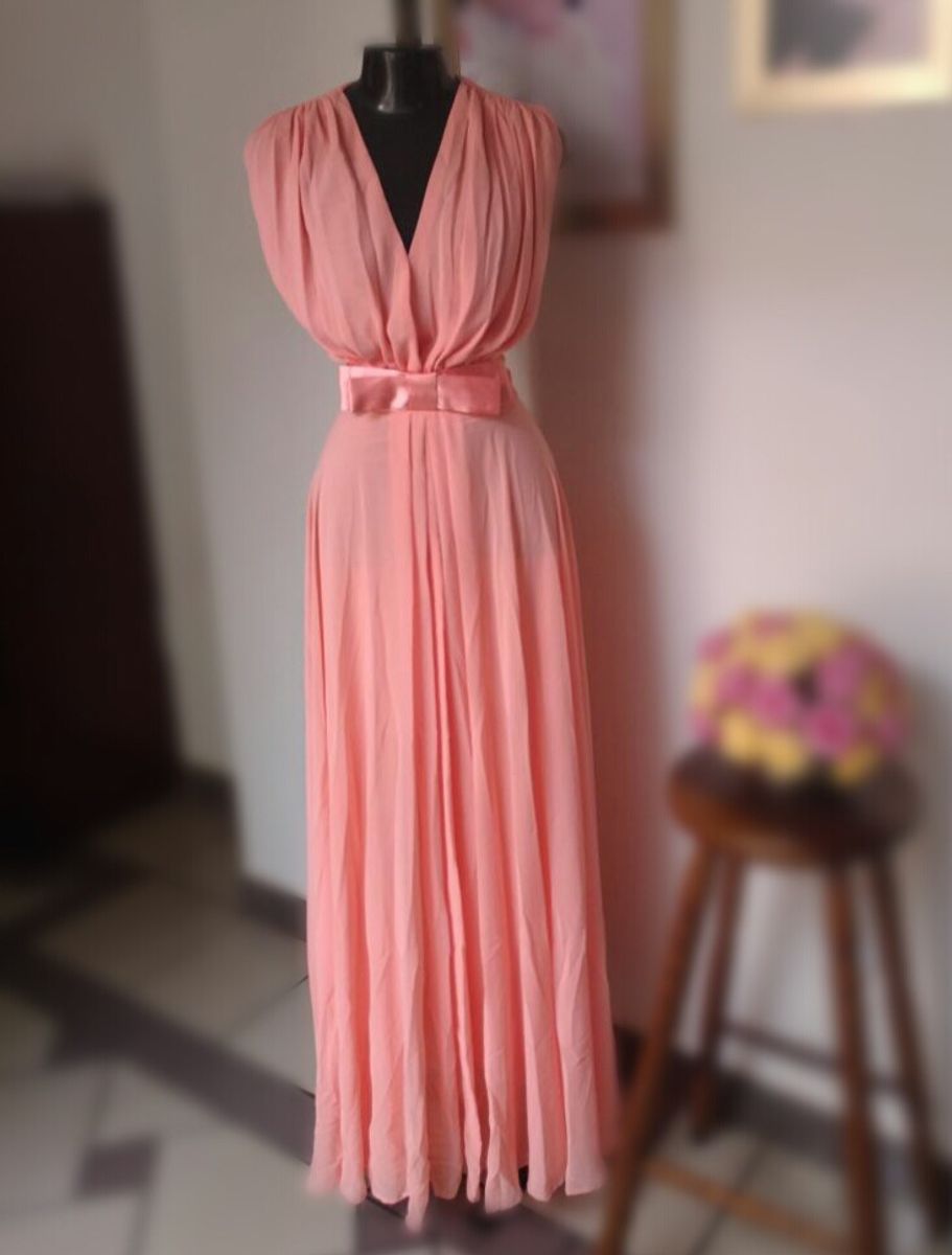 vestido de musseline