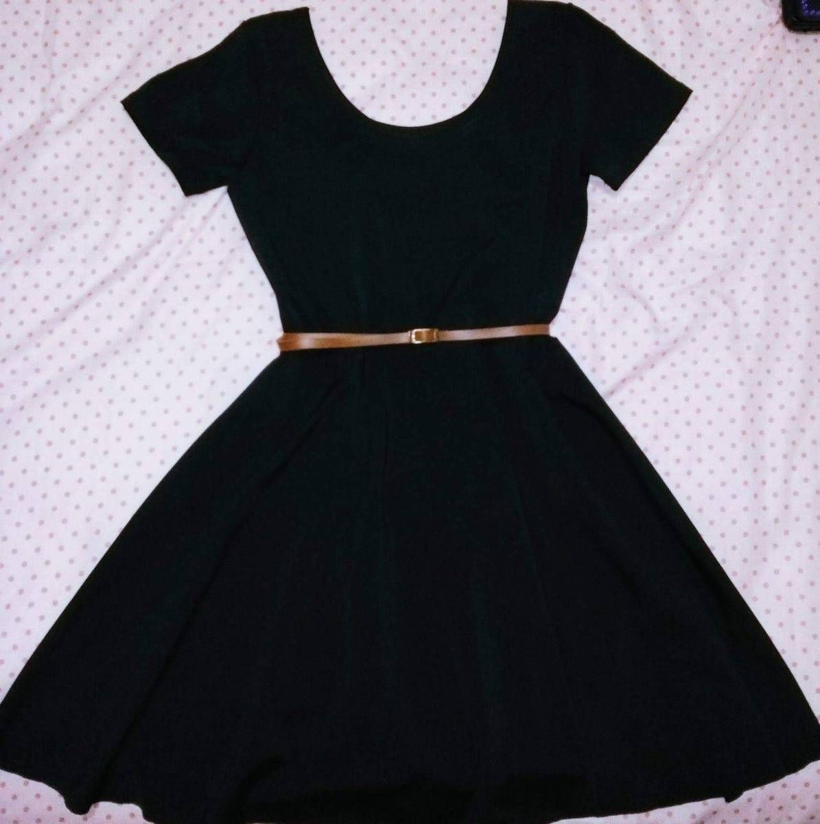 vestido neoprene preto