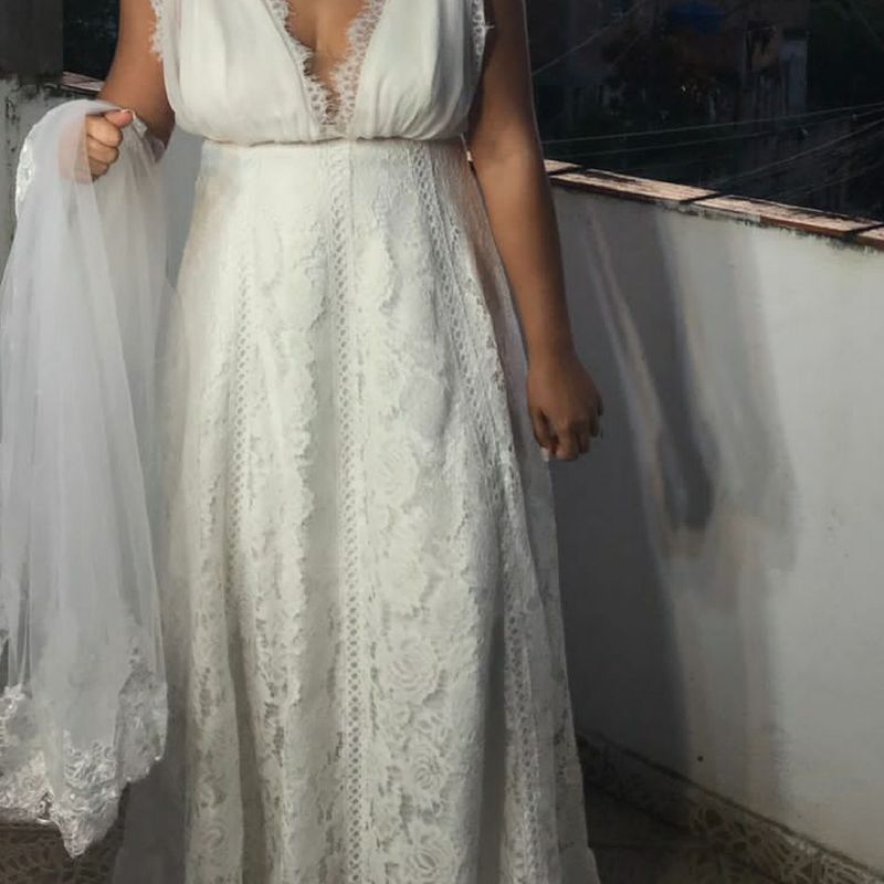 Vestido de Noiva (pré Wering Ou Civil) | Roupa de Casamento Feminina  Urbanic Usado 92199548 | enjoei