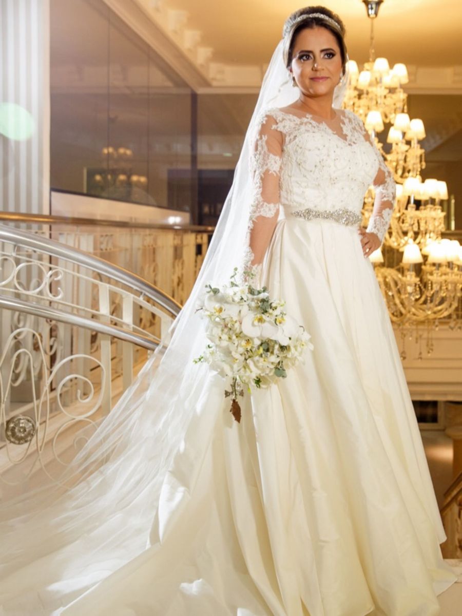 vestido noiva off white ou branco