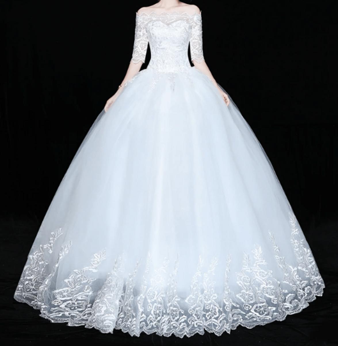 vestido princesa rodado