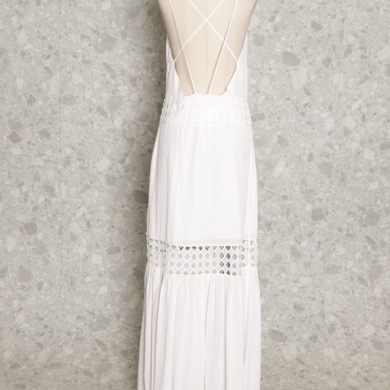 Vestido off hot sale white animale