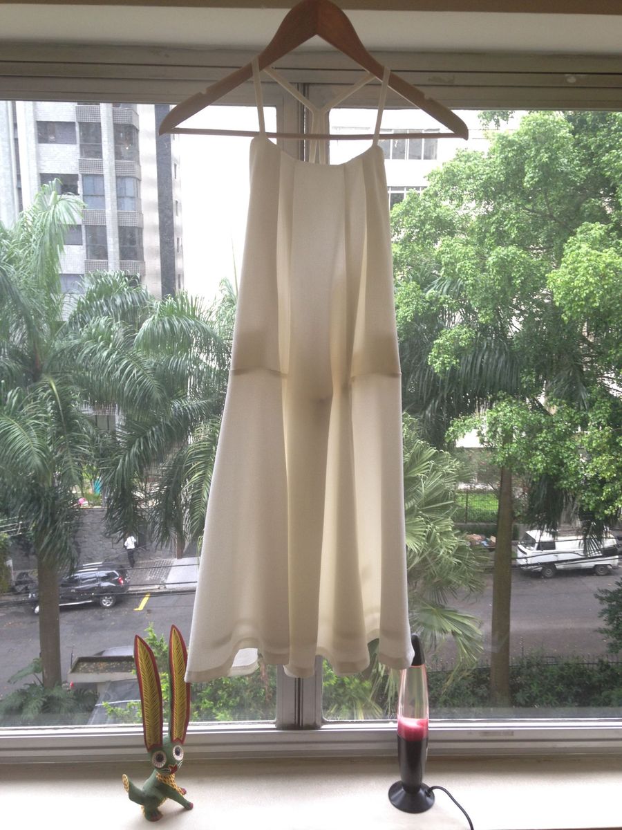 vestido off white - vestidos sem marca
