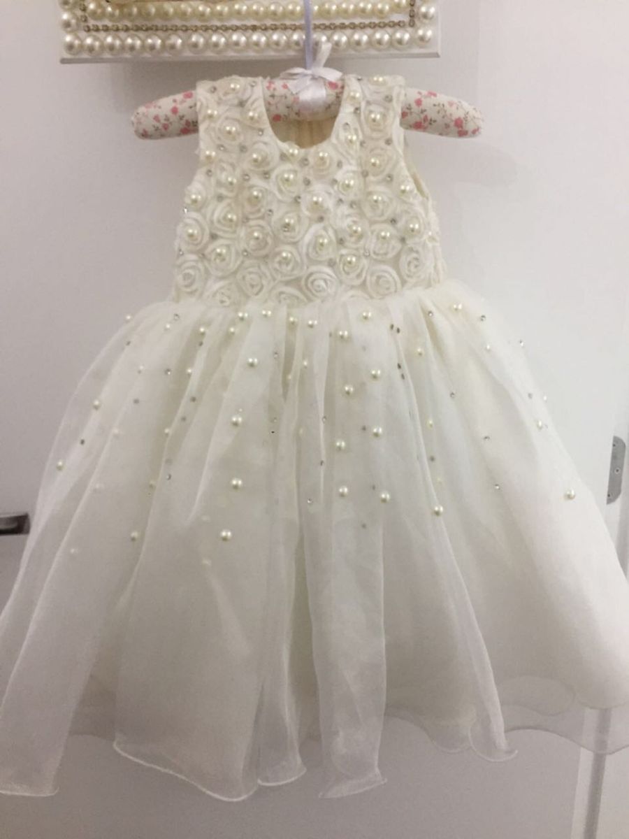 vestido de daminha para bebe