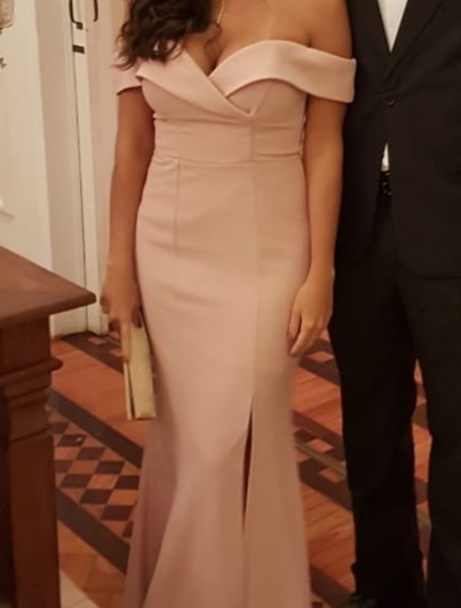 vestido ombro a ombro para festa