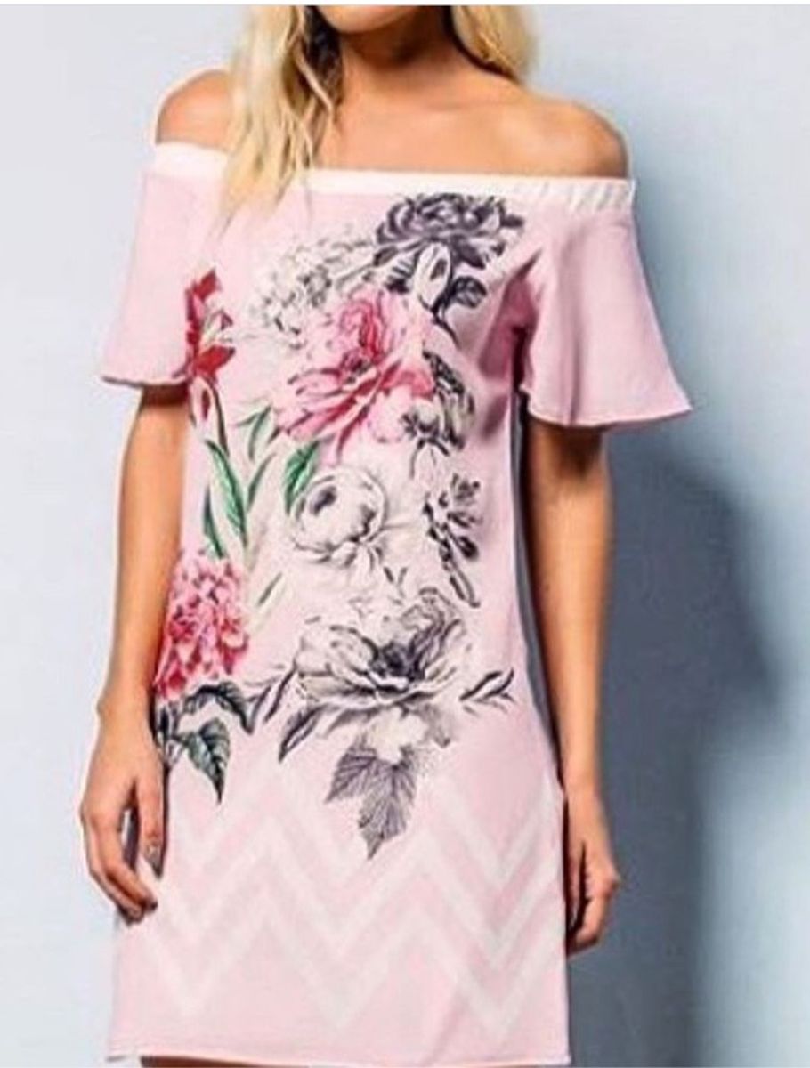 vestido ombro a ombro soltinho