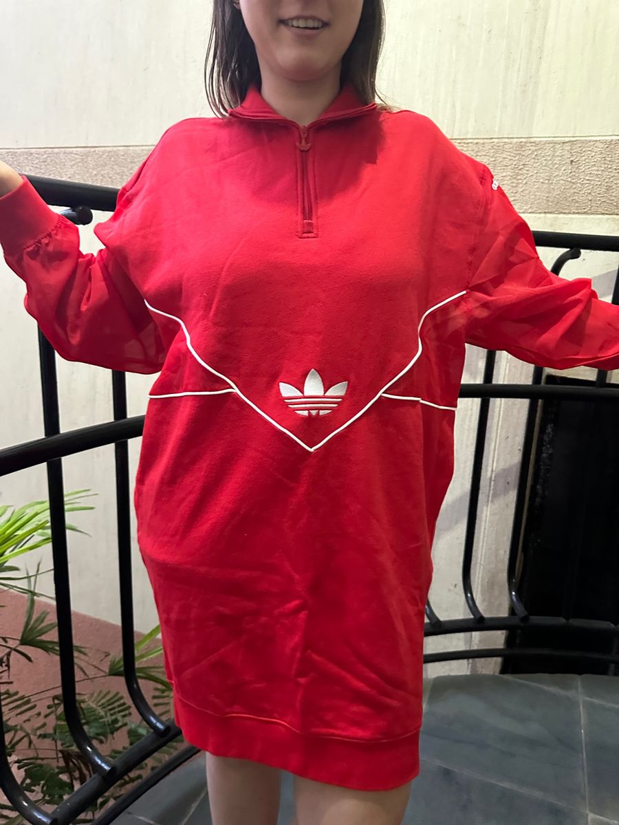 Vestido adidas manga store longa