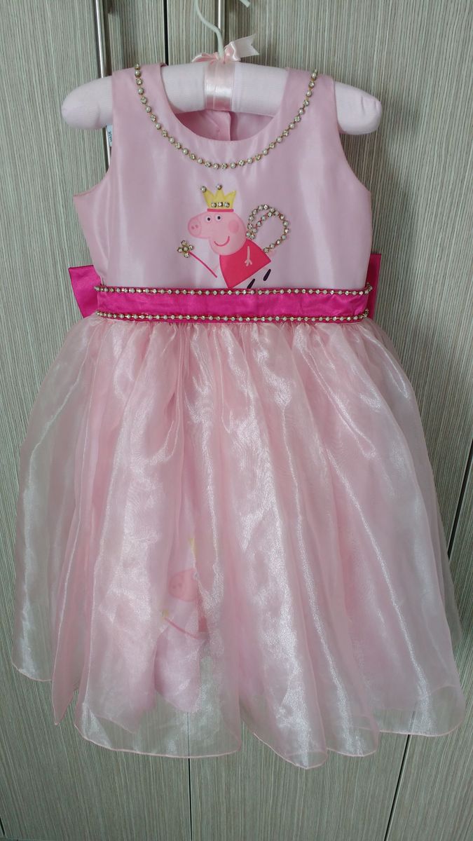 vestido peppa pig luxo