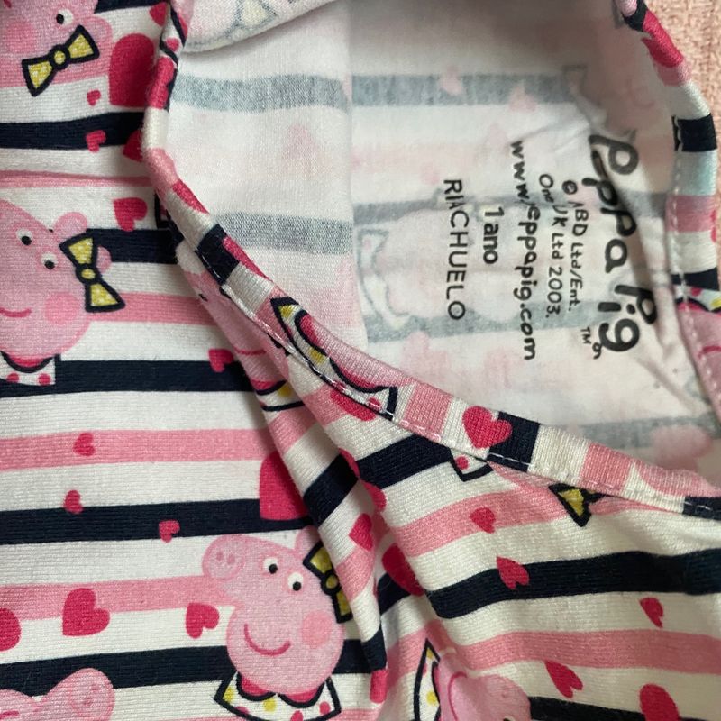 Roupa peppa pig store riachuelo