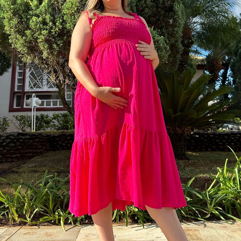 Vestidos soltinhos hot sale para gestantes