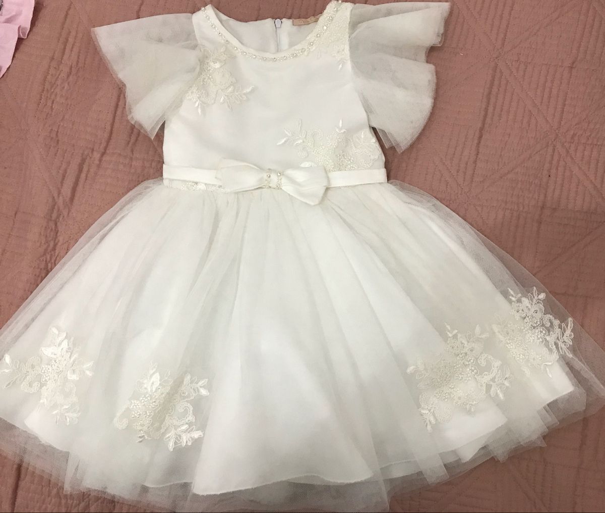 vestido batizado petit cherie