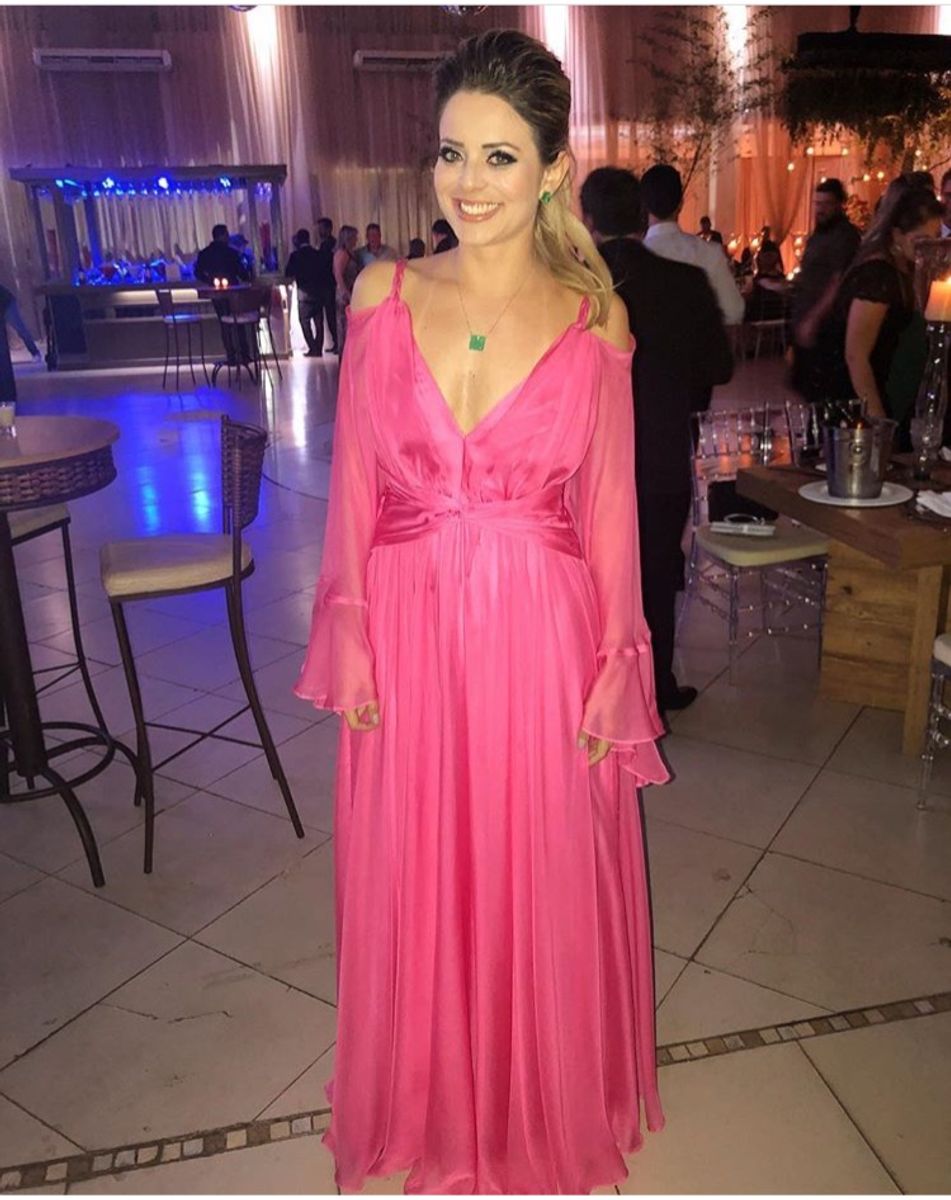vestido rosa thassia naves