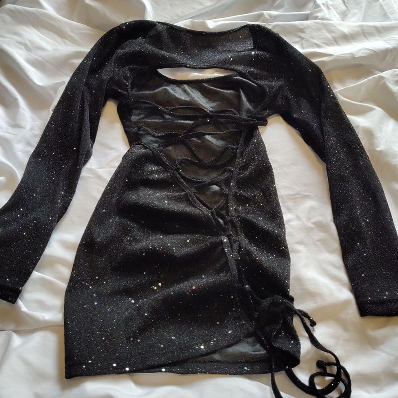 Vestido Piriguete Transparente M Vestido Feminino Shein Nunca