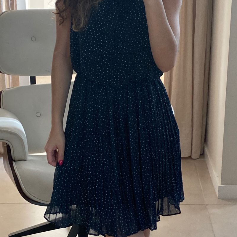 Vestido Plissado Po Vestido Feminino Renner Usado 87268026 enjoei