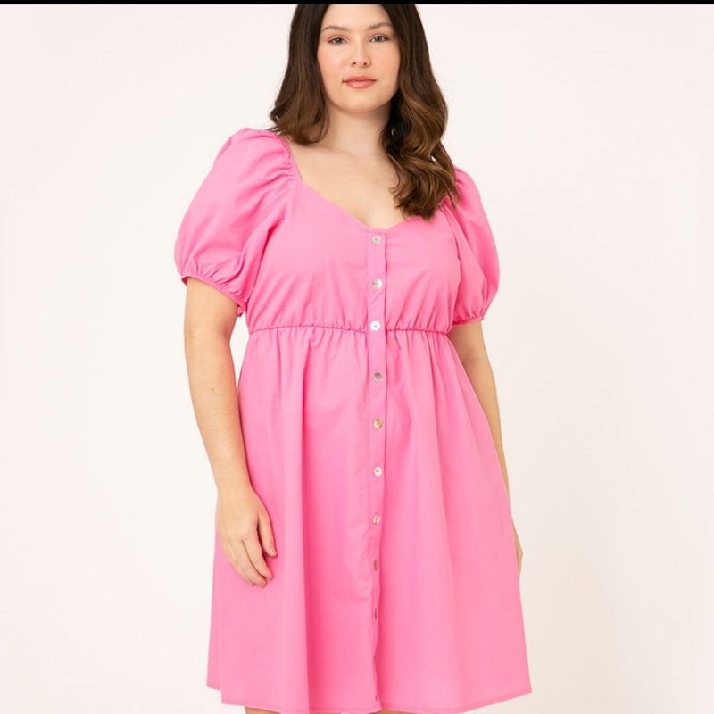 Vestido plus size store c&a