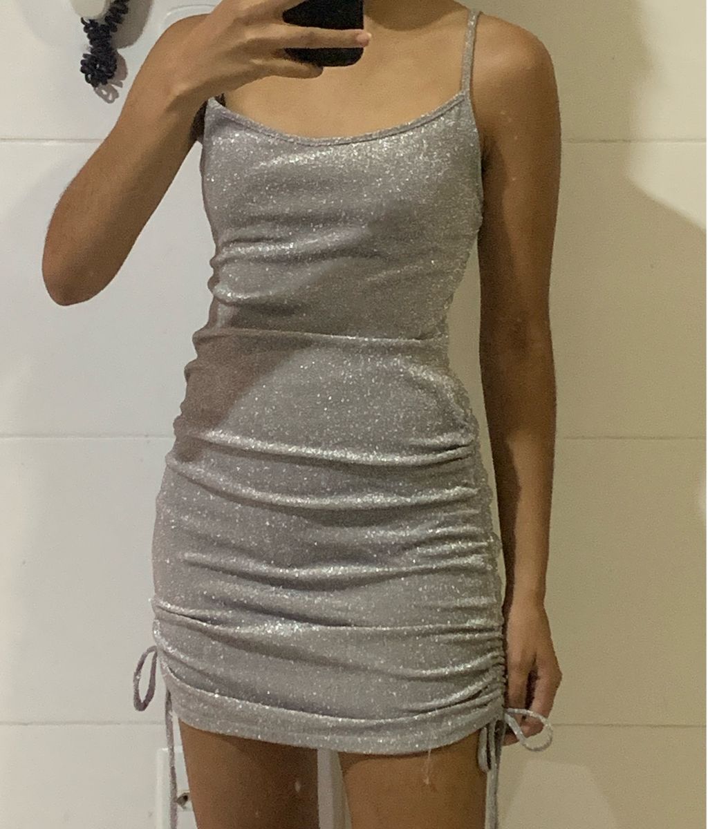 Vestido store prata riachuelo