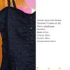 vestido preto alças leze - outros c&a