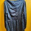 vestido preto animal print manga longa da blue steel - outros renner - blue steel