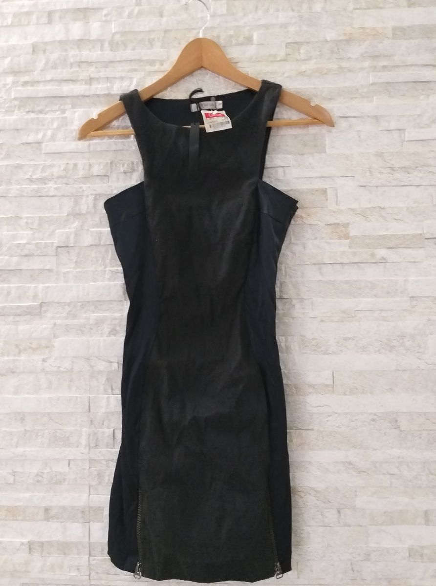 vestido preto chiffon