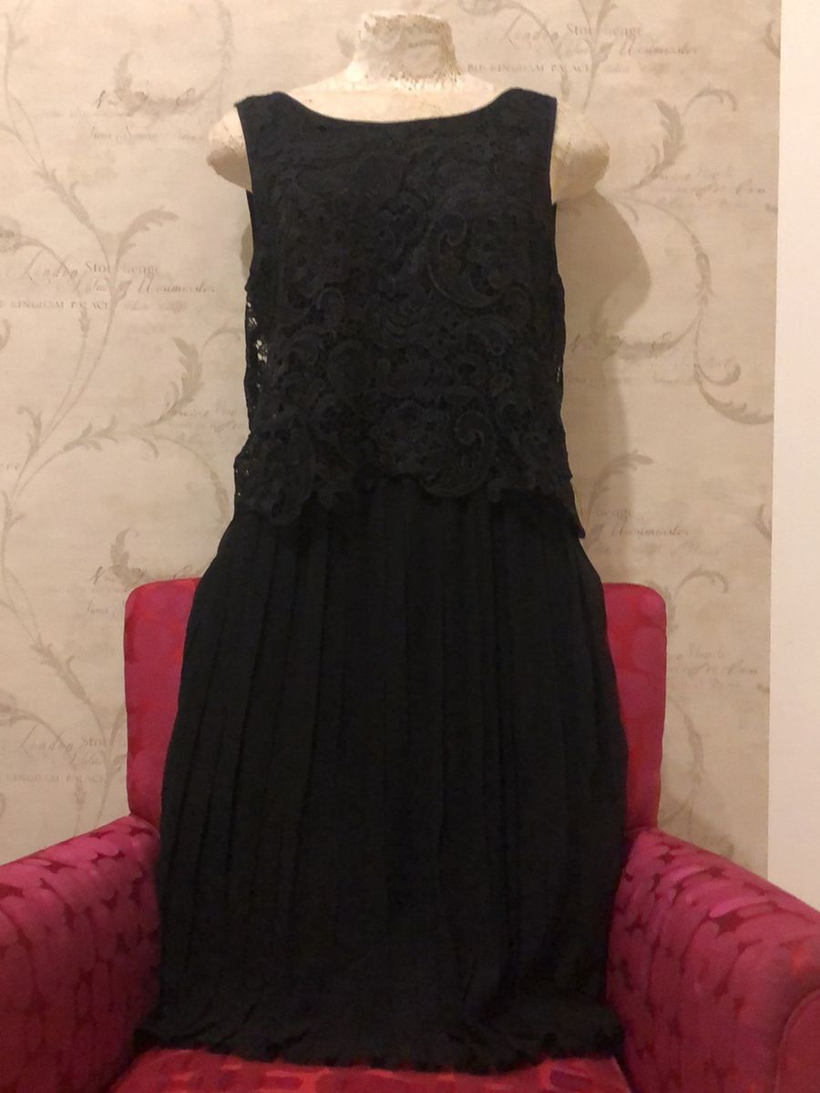 Vestido Preto Elle Et Lui | Vestido Feminino Elle Et Lui Nunca Usado ...