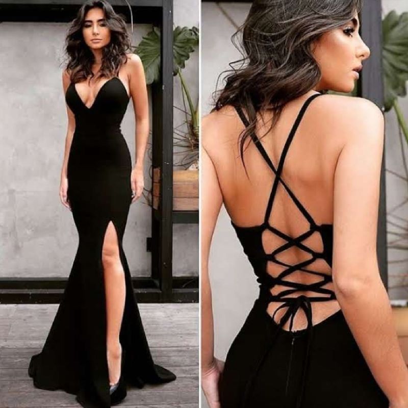 Vestido Preto Elegante, Vestido Feminino Usado 86454703